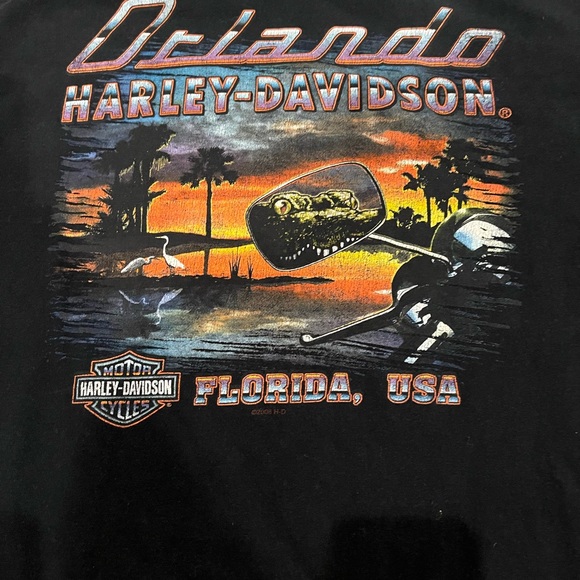 Vintage Harley davidson Orlando T-shirt - Picture 3 of 3